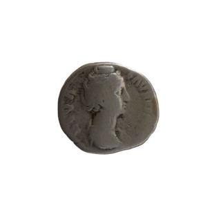 Denarius, posthumous issue for Faustina the Elder (98–141; Roman empress 138–141), issued under