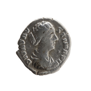 Denarius, Faustina the Younger (ca. 130–176; Roman empress 161–176) (posthumous), Marcus Aurelius
