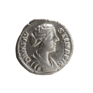 Denarius, Faustina the Younger (ca. 130–176; Roman empress 161–176) (posthumous). Issuer: Marcus