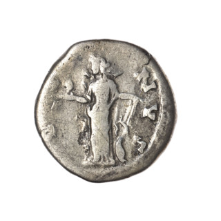 Denarius of Faustina the Younger (ca. 130–176; Roman empress 161–176; Augusta), bust of Faustina II