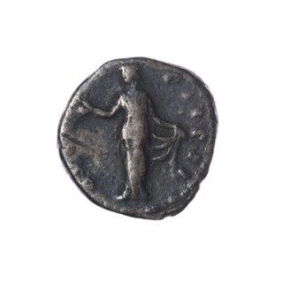 Denarius of Faustina the Younger (ca. 130–176; Roman empress 161–176; Augusta), ca. 147–161.