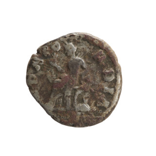 Denarius of Faustina the Younger (ca. 130–176; Roman empress 161–176; Augusta 147–161). Obverse: