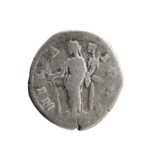 Denarius of Faustina the Younger (ca. 130–176), Roman empress 161–176; issuer Marcus Aurelius