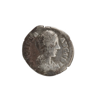 Denarius of Lucilla (149–182), Roman empress (164–169), issued under Lucius Verus (130–169; emperor