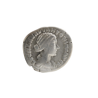 Denarius of Lucilla (149–183), struck under Lucius Verus (130–169) as issuer, 164–169. Obverse: