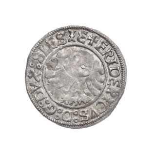 grosz; Frederick II (Duke of Brzeg-Legnica; 1480–1547); Jadwiga of Silesia (Saint; 1174–1243);