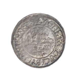 Frederick II (Duke of Brzeg-Legnica; 1480–1547). Silver coin (diameter 25.6 mm, weight 1.95 g, axis