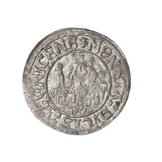 grosz, Frederick II (Duke of Brzeg-Legnica; 1480–1547), Jadwiga of Silesia (St.; 1174–1243),