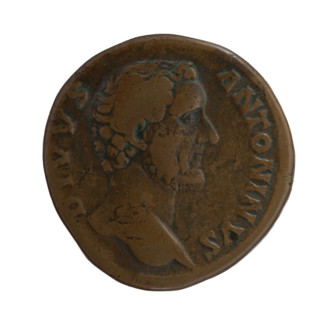 Sestertius, posthumous issue after Antoninus Pius (86–161; Roman emperor 138–161), issued under