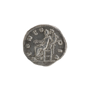 Denarius of Lucilla (149–182), issued under Lucius Verus (130–169), Roman Empire, Rome, 164–169.