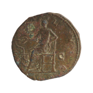 sestertius; issuer: Commodus (161–192, Roman emperor 177–192); portrait: Crispina (164–192?, Roman