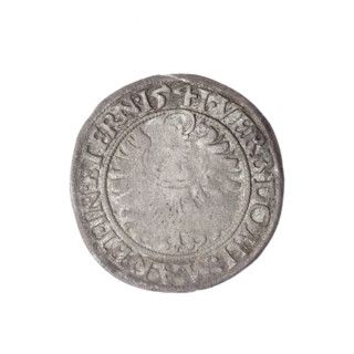 Obv. Male bust turned right with beard and sideburns, in a coat with a wide collar, in the rim