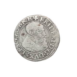 Obverse: Male bust turned right, with a beard and sideburns, in a coat with a wide collar; in the