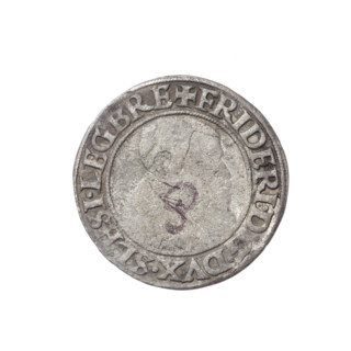 Obv. Male bust turned right with beard and sideburns, in a coat with a wide collar; in the rim