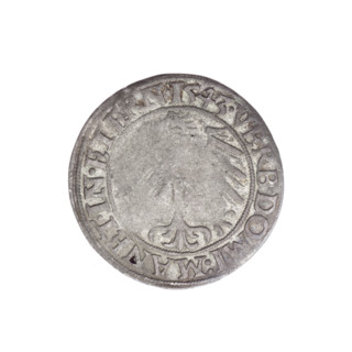 Obv. Male bust turned right with beard and sideburns, in a coat with a wide collar; in the rim