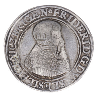 Thaler, Frederick II (Duke of Brzeg-Legnica; 1480–1547); maker: Michael Stoltz (fl. ca. 1540–1555).