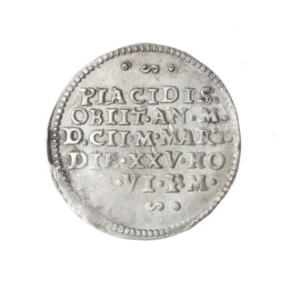 3 commemorative kreuzer coins for the death of Joachim Frederick, Duke of Brzeg-Legnica. Kauerhase,