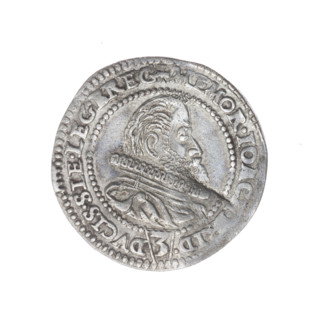 3 commemorative kreuzer coins for the death of Joachim Frederick, Duke of Brzeg-Legnica; maker: