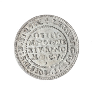 Commemorative half-orthography on the death of Anna Maria Olawska, Duchess of Brzeg-Legnica (Anna