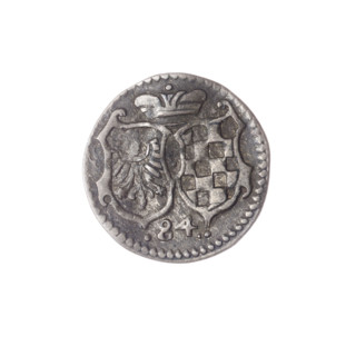 Obverse: In beaded border the Silesian eagle; at sides the date 1609. Reverse: In beaded border