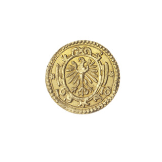 Half-ducat (groschen stamp), Jan Chrystian (Duke of Legnica–Brzeg; 1591–1639), Jerzy Rudolf (Duke