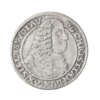 15 kreuzer; Pfahler, Christian (fl. 1651–1665); Chrystian, duke of Brzeg-Legnica-Wolów (1618–1672);