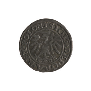 Gdansk szelag, Sigismund I the Old (King of Poland; 1506–1548). Obv.: Eagle of Royal Prussia; in