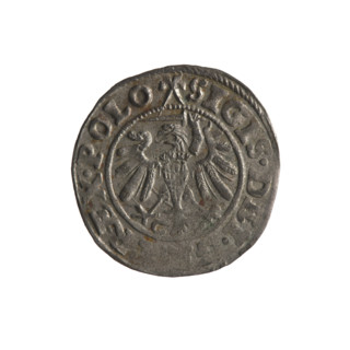 Gdansk szelag, Sigismund I the Old (King of Poland; 1506–1548). Obv.: Eagle of Royal Prussia, in