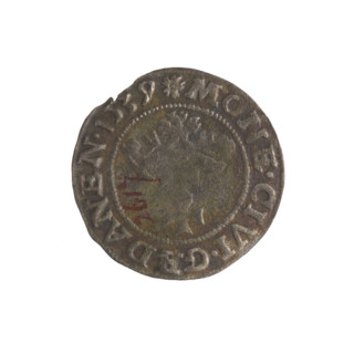 Gdansk szelag, Sigismund I the Old (King of Poland; 1506–1548). Obverse: Eagle of Royal Prussia; in