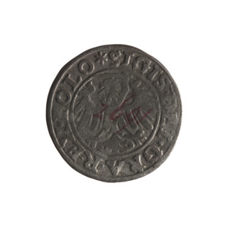Gdansk szelag, Sigismund I the Old (King of Poland; 1506–1548). Obverse: Eagle of Royal Prussia, in