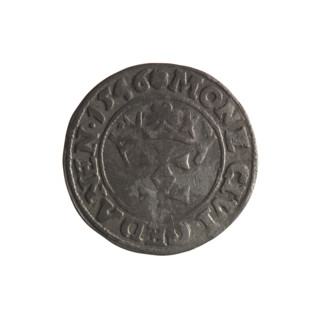 Gdansk szelag, Sigismund I the Old (King of Poland; 1506–1548). Obv.: Eagle of Royal Prussia; in