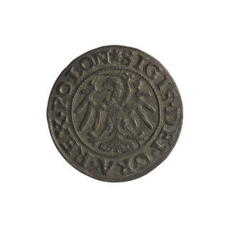 Gdansk szelag, Sigismund I the Old (King of Poland; 1506–1548). Polish coin (Gdansk), 1546.