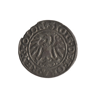 Gdansk szelag, Sigismund I the Old (King of Poland; 1506–1548). Polish coin (Gdansk), 1547.