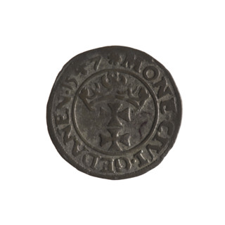 Gdansk szelag, Sigismund I the Old (King of Poland; 1506–1548). Obv.: Eagle of Royal Prussia, in
