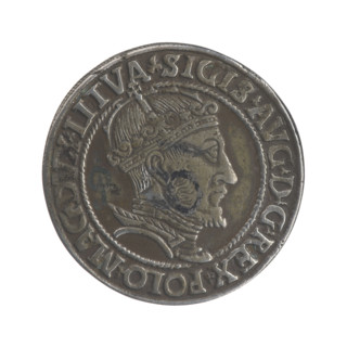 Lithuanian 6-coin forgery of Sigismund II Augustus (King of Poland; 1544–1572), counterfeit creator