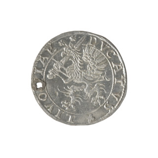 Livonian half-mark (half-fine), Sigismund II Augustus (king of Poland; 1544–1572), (interregnum),