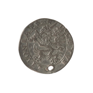 Livonian half-mark (half-fine), Sigismund II Augustus (king of Poland; 1544–1572), (interregnum),