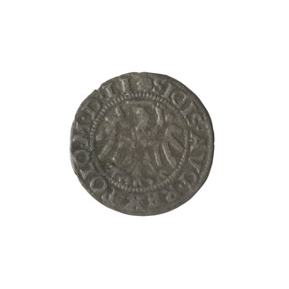 Gdansk szelag, Sigismund II Augustus (King of Poland; 1544–1572). Obv.: Eagle of Royal Prussia; in