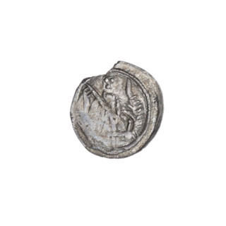Denarius of Boleslaw III Krzywousty (prince of Poland; ca. 1086–1138), ca. 1125–1138. Obverse: