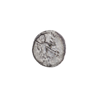 denarius, Boleslaw III Krzywousty (prince of Poland; 1086/1107–1138), allegories, spearhead (issue