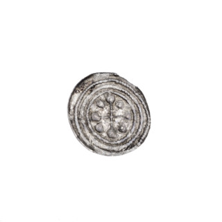 Denarius of Boleslaw III Krzywousty (prince of Poland; ca. 1086–1138). Romanesque coin, ca.