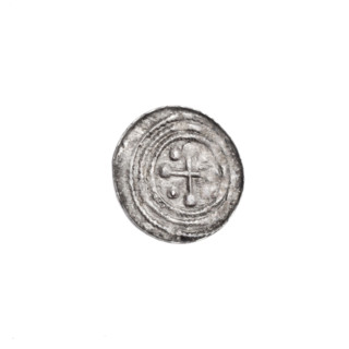 Denarius of Boleslaw III Krzywousty (prince of Poland; ca. 1086–1138), ca. 1125–1138. Obverse (in