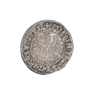 Crown half-grosz, Sigismund I the Old (King of Poland; 1506–1548). Obverse: Polish crowned eagle