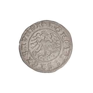 Crown half-grosz, Sigismund I the Old (King of Poland; 1506–1548). Obverse: Polish crowned eagle