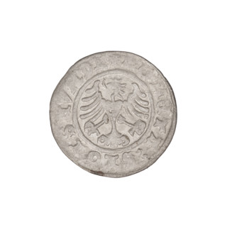 Crown half-grosz, Sigismund I the Old (King of Poland; 1506–1548). Obverse: Polish eagle with