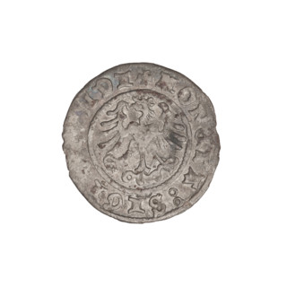 Crown half-grosz, Sigismund I the Old (King of Poland; reign 1506–1548). Obverse: Polish crowned