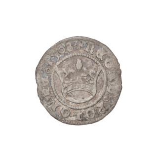 Crown half-grosz of Sigismund I the Old (King of Poland, 1506–1548). Obverse: Polish crowned eagle