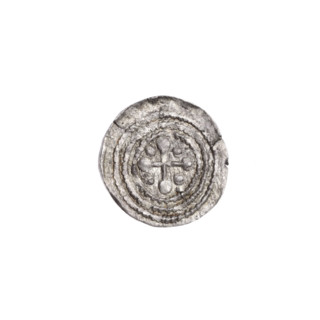 Denarius of Boleslaw III Krzywousty (prince of Poland; 1086–1138), ca. 1125–1138. Obverse: within a