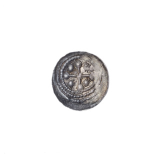 denarius, Boleslaw III Krzywousty (prince of Poland; 1086–1138), chain mail (iconographic),