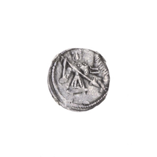 denarius, Boleslaw III Krzywousty (prince of Poland; 1086–1138), Romanesque, ca. 1125–1138. Av. In